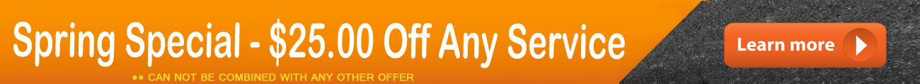 Spring Special for $25 off of any service at Real Clean Air in Montgomery, MD